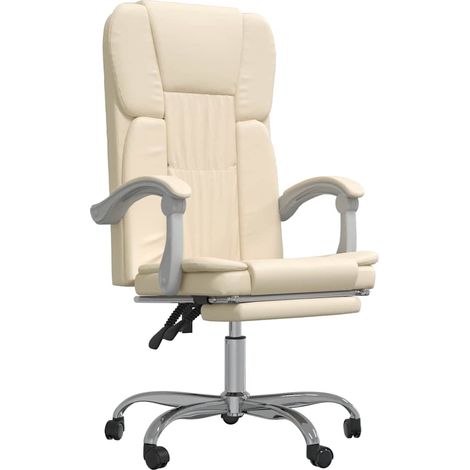 Maison Exclusive - Silla de oficina reclinable cuero sintético cr (1/5)