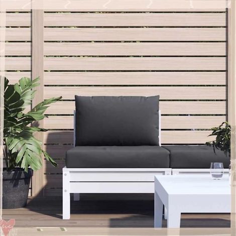 361754 Coussins de palette lot de 2 anthracite tissu oxford (1/5)