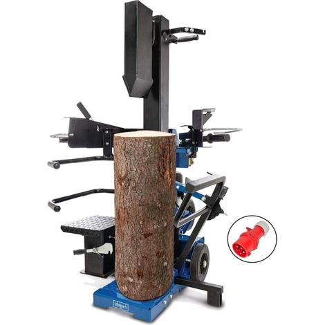 Spaccalegna elettrico verticale 15 tonnellate 3500w Scheppach compact 15t 400v