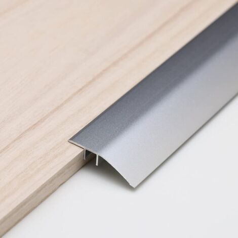 Suitable for doors/carpets/tiles/irregular floors/wooden floor tiles transition strips, aluminum threshold ramps, threshold strips, 52 mm wide,gris (1/5)