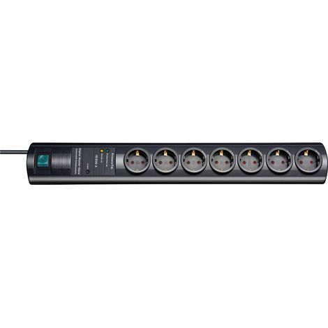 Brennenstuhl 1153300477 Main/Follow-Steckdosenleiste 7fach Schwarz Schutzkontakt 1 St. (1/5)