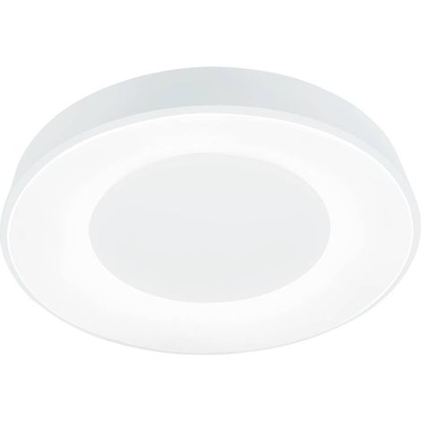 Plafoniera Ceilo Bianco LED 38W L: 8 cm B: 48 cm H: 8cm ø48cm dimmerabile con telecomando (1/3)