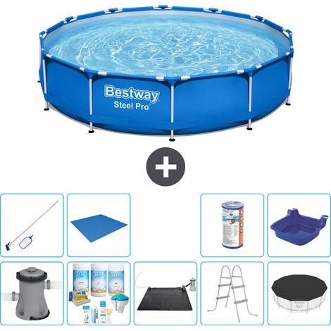 Bestway Bestway Steel Pro Ronde - 366x76 cm - 10-pièces S21597 (1/5)