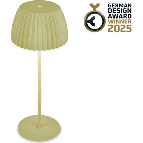 LED Tischlampe Akku LED Tischleuchte Dimmbar Kabellos Touch Aussen/Innen