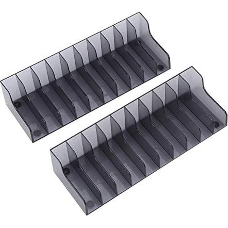 Boîte de rangement pour jeux vidéo, support de rangement pour CD et DVD, format SLIM/PRO, 2 cartes grande capacité (1/5)