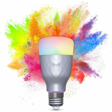 Yeelight YLDP001 1SE E27 6W RGBW Smart LED Bulb Voice Control Work With Assistant AC110-240V Desk Lamp Table Lamp Lantern Projector (1/2)