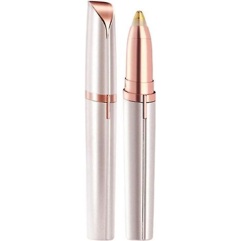 Tondeuse à sourcils et rasoir 2 en 1 rechargeable pour l'épilation du visage et des sourcils, sans douleur, pour le duvet, les sourcils et les lèvres. (1/4)