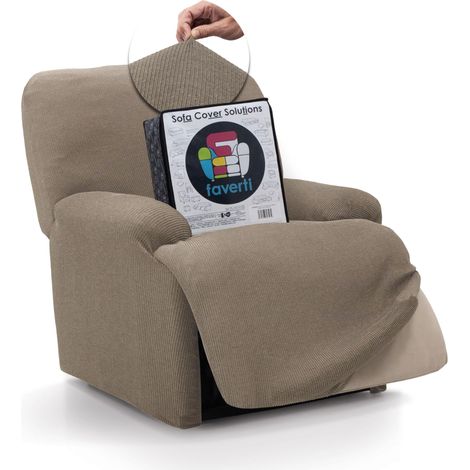 Housse élastique pour Fauteuil Relax Pieds Ensemble inclinable de 70 à 90 cm Housse de Fauteuil Rabattable Universelle Protecteur Tissu Jacquard Toucher Coton (1/5)