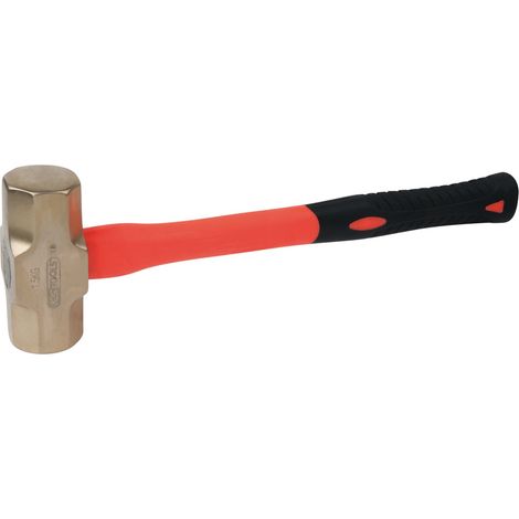 KS Tools BRONZEplus Minenhammer 5000 g, mit Fiberglasstiel (1/3)