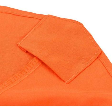 Parasol - Canopee De Remplacement - Diametre 270 Cm - 8 Baleines - Polyester Impermeable UV - Orange (1/4)