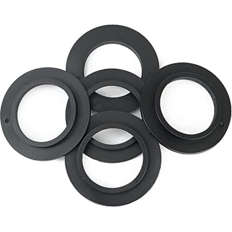 Lot de 5 rondelles en caoutchouc pour bonde d'évier de cuisine, accessoires de rechange (pour 82 83 mm) (1/5)