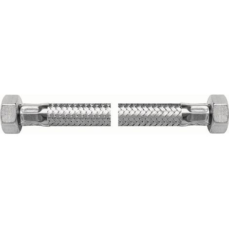Tubo flessibile intrecciato in acciaio inox Viper Plus da 1/2" con filettatura WW - L 50 (1/4)
