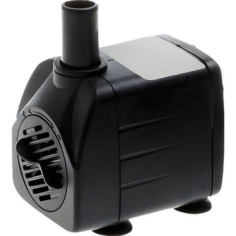 Minibomba sumergible ajustable (600 l/h, cable de 1,2 m, ventosa de 2 m) para acuarios y estanques. (1/5)