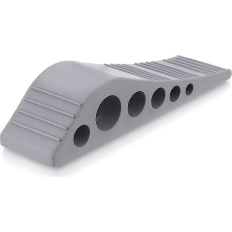 Tope de puerta gris 12x3x2,7 cm