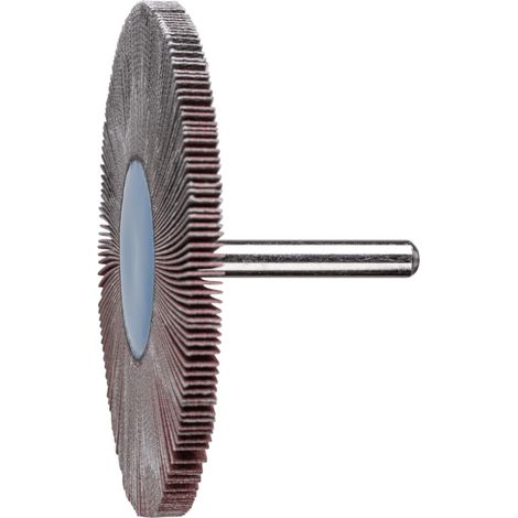 PFERD TOOLS Korund Fächerschleifer F Ø 80x5 mm Schaft-Ø 6 mm A180 für Feinschliff und Finish 10 Stk (1/4)