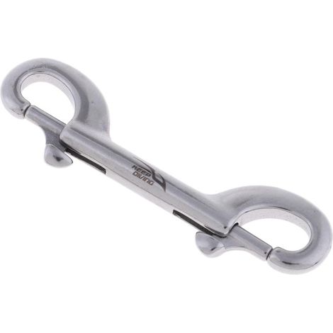 Plongée En Acier Inoxydable à Double Extrémité Boulon Mousqueton Crochet En Métal 115 Mm (1/5)