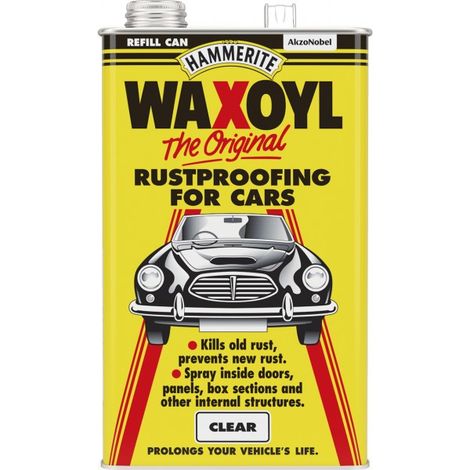 Hammerite 5092941 Waxoyl Refill Can Clear 5 Litre HMMWAXOYLCL