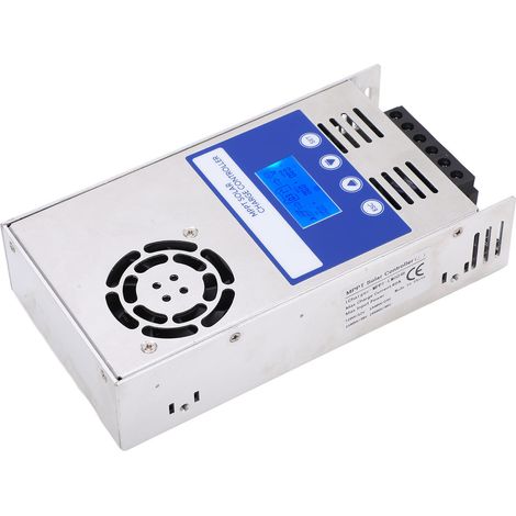 MPPT-Solar-Laderegler mit LCD-Panel für Gelbatterien (12, 24, 36, 48 V, automatischer Ladestrom bis 60 A, max. 180 V Eingangsspannung) (1/5)