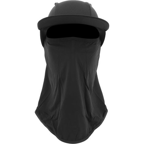 Bonnet anti-UV été extérieur rafraîchissant avec visière absorbante respirante pour cyclisme course sport noir (1/5)