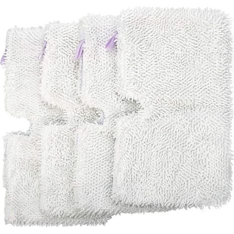 Filiyano-Lot de 4 lingettes de rechange en microfibre compatibles avec les nettoyeurs vapeur Shark Steam Pocket Mop S3501, S3601, S3550, S3901, S3801 (1/5)