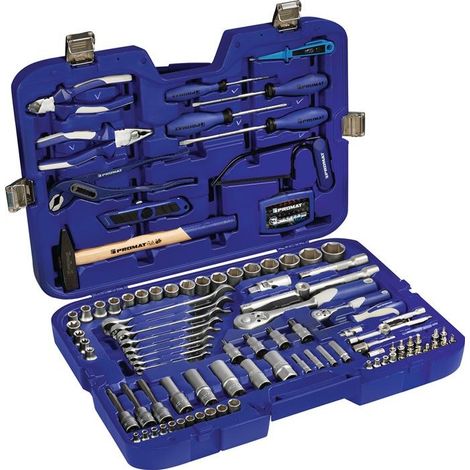 Valise de douilles/d'outillage à main S4000820230 131 pièces avec clés mixtes SW 4-32 + 8-19 mm (1/4)
