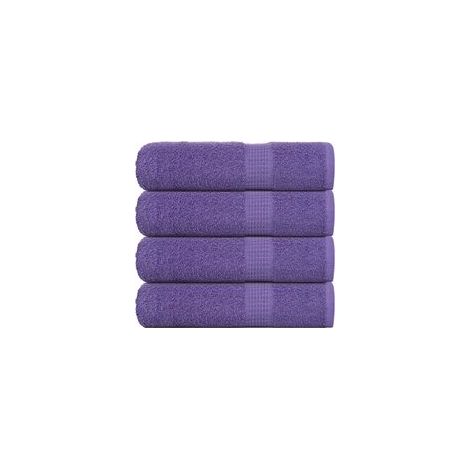 Servilletas FROGN, juego de 4, color morado, 50x100 cm, 360 g/m2 - Crezuo (1/4)