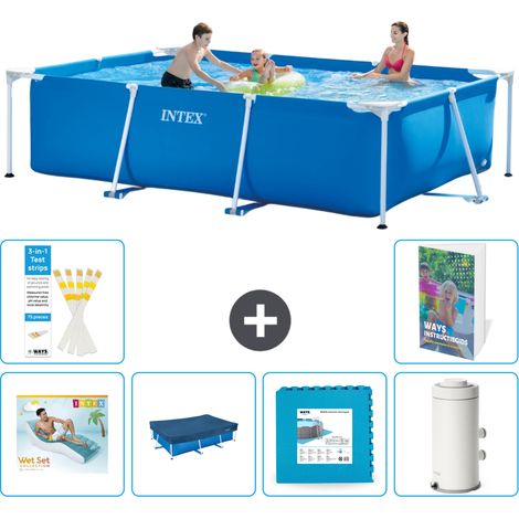 Rechteckiger Frame Pool - 300x200x75 cm - 7-teilig S137
