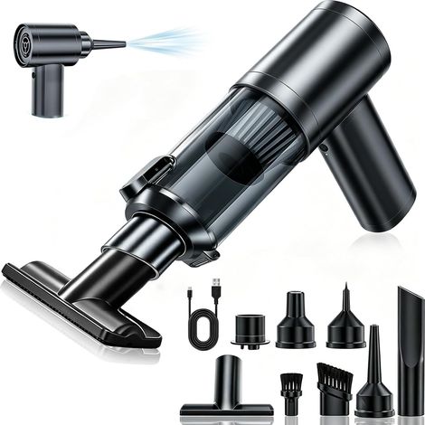 Aspirateur à main 26 000 Pa – Aspirateur voiture sans fil avec vidage automatique par une touche (1/5)