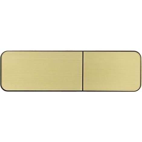 Deante Plaquette de chasse d'eau moderne Or brossé