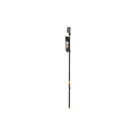 Fiskars 115562 telescópico larga-alcance telescópico con Adaptator sierra árbol, longitud 240–410 cm