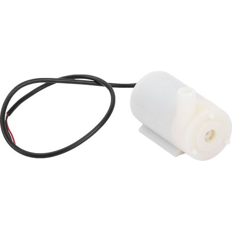 Micro pompe à eau, port USB à faible bruit en plastique pratique avec haute performance pour l'ingénieur de système de refroidissement d'ordinateur (1/5)