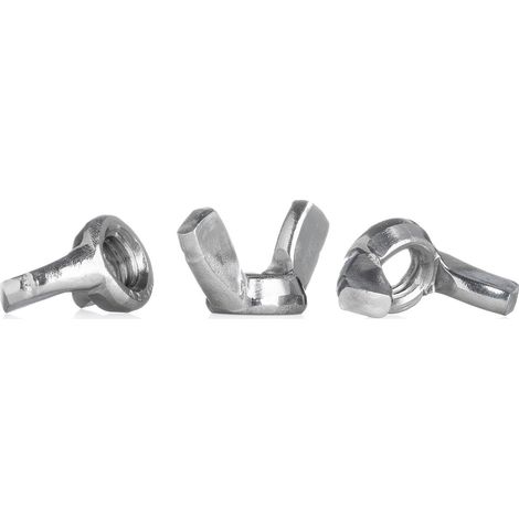 Écrou papillon M8, acier inoxydable 304 (A2-70), 12 pièces (1/5)