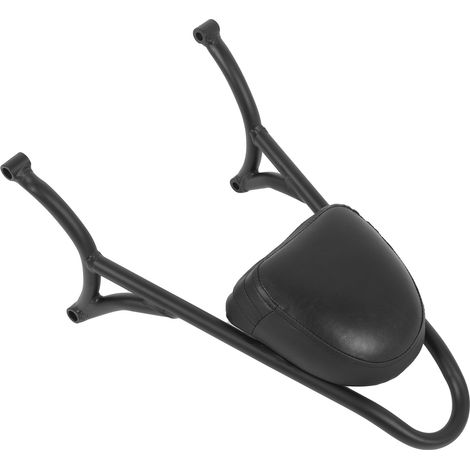 Motorrad-Sozius-Rückenlehnen-Set mit Schrauben, Muttern und Dichtung sowie ergonomischem Rückenpolster (Schwarz) (1/5)