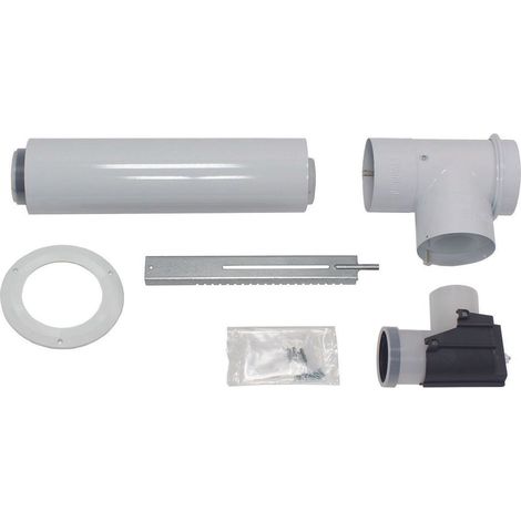 Vaillant Set di raccordo base condotto aria/fumi, PP, 80/125 mm, 303250