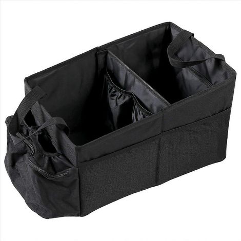 Organisateur de siège auto, organisateur de siège arrière, rangement pour siège auto, noir (1/5)