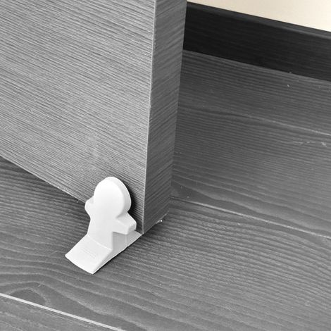 Ouvre&Déco – Butée de porte sol BUDDY, Caoutchouc blanc