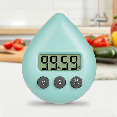 Minuteur étanche pour la douche des enfants, minuteur numérique, horloge de douche, minuteur de salle de bain et de cuisine, minuteur à compte à rebours avec ventouse, outil de gestion du temps (1/5)