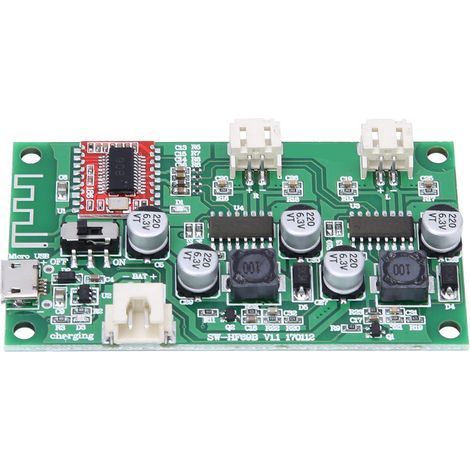 HF69B 2x6W Audioverstärkerplatine, Bluetooth-kompatibel für Lautsprecher (1/5)