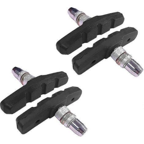 plaquettes de frein V-Brake symétriques de 60 mm pour vélos Shimano, Tektro et SRAM, 2 paires de patins de frein pour VTT et vélos de ville (1/4)