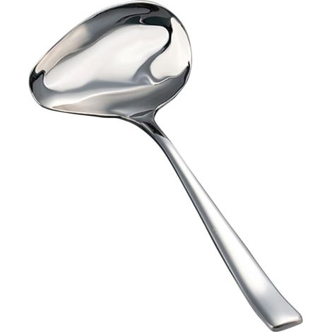 Louche à Sauce en Acier Inoxydable Épais, Petite Cuillère à Vinaigrette Maison Bec Verseur, Ustensile Cuisine Professionnel Compact pour Sauces et Soupes, Usage Domestique (1/5)