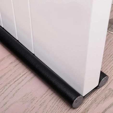 Joint d'étanchéité flexible pour bas de porte de 95 cm (1 joint, noir) (1/2)