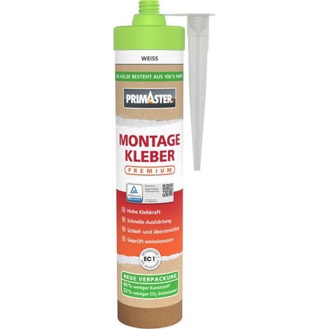 PRIMASTER Montage Kleber Premium weiß 405 g