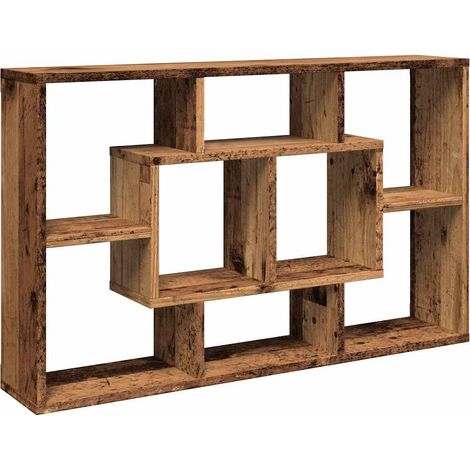Maison Exclusive - Scaffale a Parete Legno Antico 85x16x52,5 cm Legno Multistrato