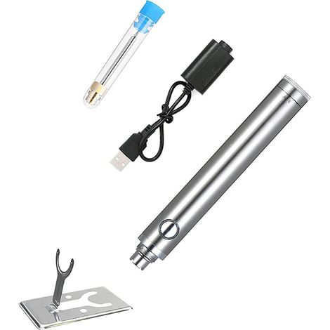 Station de soudage USB sans fil portable avec fer à souder à température réglable pour réparation et bricolage (1/5)