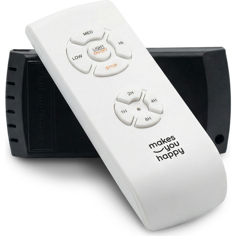 Device Trasmettitore E Ricevitore Per Ventilatore Da Soffitto Con Telecomando – Controllo Luce, Timer E 3 Velocità – Universale Ad Alta Efficienza – Risparmio Energetico E Avviamento Immediato (1/5)