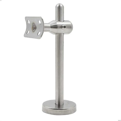 Filiyano – Support de main courante réglable - Supports muraux en acier inoxydable pour couloirs, base de main courante murale en acier inoxydable (1/2)