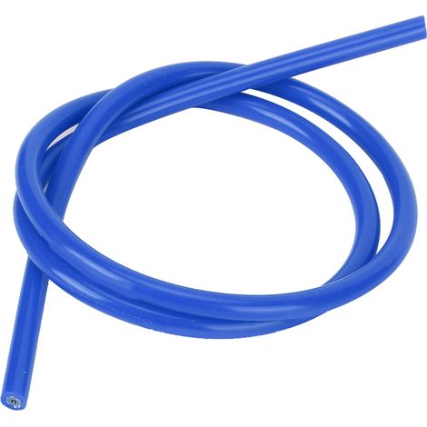 Lot de 2 câbles d'allumage en silicone bleu de 8 mm pour voitures (1/5)