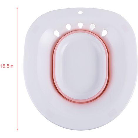 Baignoire pliante pour bain de siège féminin, irrigateur périnéal, bain de hanches pour femme enceinte, douche anale et nettoyage intime (1/4)