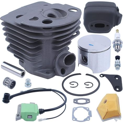 Kit de réglage piston-cylindre pour tronçonneuses Husqvarna 55, 55 Rancher, 51, 55 Epa, 50, 503609171, 503898101, 503749101, 501768801, 503901401, 544018401, 50316552103, 90171 (1/5)