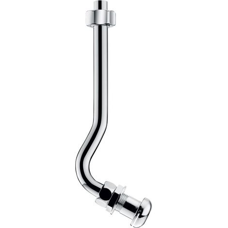 Delabie – Tubulure d'alimentation pour urinoir Jacob Delafon coquille – Effet d'eau – Filetage plomberie F1/2 – Hauteur 180 mm